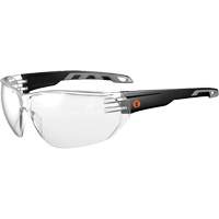 Skullerz VALI Frameless Safety Glasses, Clear Lens, Anti-Fog/Anti-Scratch, ANSI Z87+/Meets/Exceeds CSA Z94.3 Trail Hammer and Bolt