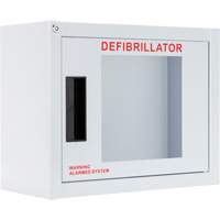 Armoire compacte standard pour DEA avec alarme, Philips/Defibtech/Heartsine Pour, Non m&eacute;dical Trail Hammer and Bolt