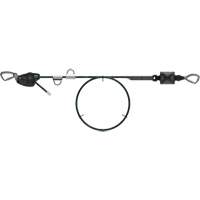 100' Rope Temporary Horizontal Lifeline, Kernmantle Trail Hammer and Bolt