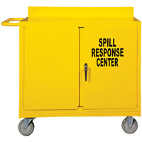 Spill Control Center Cart, 18" L x 38.375" W x 36" H Trail Hammer and Bolt