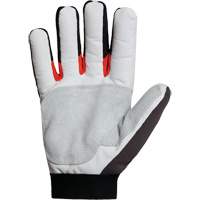 Clutch Gear&reg; Thinsulate Mechanic's Gloves, Grain Goatskin/Split Leather Palm, Size Small/7 Trail Hammer and Bolt