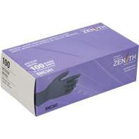 Medical Grade Disposable Gloves, Medium, Nitrile, 6-mil, Powder-Free, Black, Class 2 Trail Hammer and Bolt