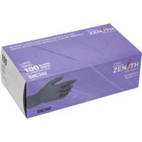 Medical Grade Disposable Gloves, Large, Nitrile, 6-mil, Powder-Free, Black, Class 2 Trail Hammer and Bolt