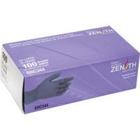 Gants jetables de calibre m&eacute;dical, 2T-Grand, Nitrile, 6 mils, Sans poudre, Noir, Classe 2 Trail Hammer and Bolt