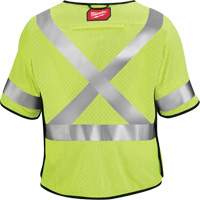 Gilet de s&eacute;curit&eacute; &agrave; maille d&eacute;tachable, Noir/Jaune lime haute visibilit&eacute;, Moyen/Petit Trail Hammer and Bolt