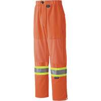 6001P Pantalon de s&eacute;curit&eacute; routi&egrave;re, Polyester, T-petit, Orange haute visibilit&eacute; Trail Hammer and Bolt