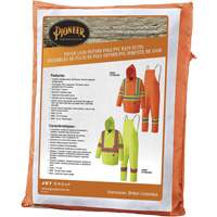5608 Combinaison de pluie imperm&eacute;able 210D, Polyester/PVC, Petit, Orange haute visibilit&eacute; Trail Hammer and Bolt
