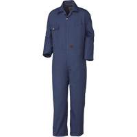 515 Coveralls with Brass Zipper, Men's, Navy Blue, Size 36 Trail Hammer and Bolt