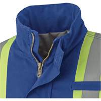 5523 Flame-Resistant Safety Parka, Small, Royal Blue, 58 cal/cm² Trail Hammer and Bolt