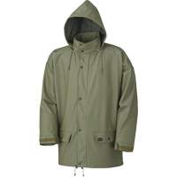 D7000 Stretch Rain Jacket, Polyurethane, X-Small, Green Trail Hammer and Bolt
