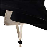 D5050 Black Dry King&reg; Offshore Traditional Sou'wester Hat, Small, Black, Rubber Trail Hammer and Bolt