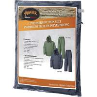 583 Rain Suit, Polyester/PVC, Small, Green Trail Hammer and Bolt