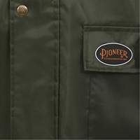 D8120J Nailhead Ripstop Tree Planter Hooded Jacket, Polyester/PVC, X-Small, Green Trail Hammer and Bolt