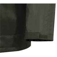 D8120J Nailhead Ripstop Tree Planter Hooded Jacket, Polyester/PVC, X-Small, Green Trail Hammer and Bolt