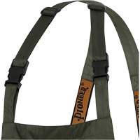 D8120P Nailhead Ripstop Tree Planter Bib Pants, X-Small, Polyester/PVC, Green Trail Hammer and Bolt