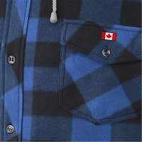 415SS Quilted Hooded Shirt, Men's, Small, Multi-Colour Trail Hammer and Bolt
