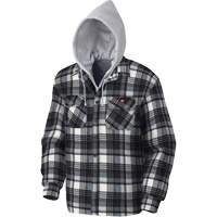 415BG Quilted Hooded Shirt, Men's, X-Small, Multi-Colour Trail Hammer and Bolt