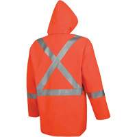 576J Veste de pluie ignifuge haute visibilit&eacute;, Petit, Orange haute visibilit&eacute; Trail Hammer and Bolt