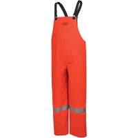 576P FR Safety Bib Pants, Small, High Visibility Orange Trail Hammer and Bolt