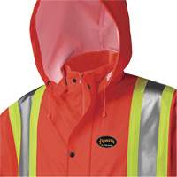 5896 Manteau long imperm&eacute;able et ignifuge, Petit, Orange haute visibilit&eacute; Trail Hammer and Bolt