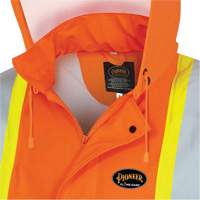 5892PKT High-Visibility FR Waterproof Safety Jacket, X-Small, High Visibility Orange Trail Hammer and Bolt