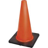 181P Premium Flexible Safety Cone, 18", Orange Trail Hammer and Bolt
