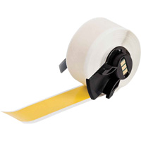 Multi-Purpose Label Tape, Vinyl, Yellow, 1.9" Width Trail Hammer and Bolt