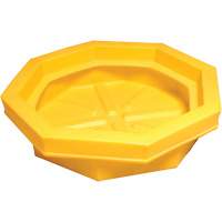 Ultra-Drum Tray sans grille, 32" lo x 32" la x 8,1" h, Cap. de d&eacute;versement 22,8 gal. US Trail Hammer and Bolt