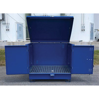 Palette de d&eacute;versement en acier avec couvercle rigide S-4 Ultra, 61" lo x 54,4" la x 52" h, Capacit&eacute; de charge 4700 lb Trail Hammer and Bolt