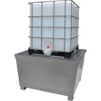Ultra-IBC Spill Pallet en acier, Capacit&eacute; de d&eacute;versement 370 gal. US, 57,6" x 34,7" x 56,9" Trail Hammer and Bolt