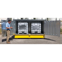 Ultra-Twin IBC en acier avec couvercle rigide, 123,4" lo x 73,4" la x 66,4" h, Capacit&eacute; de charge 12250 lb Trail Hammer and Bolt