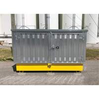 Ultra-Twin IBC en acier avec couvercle rigide, 123,4" lo x 73,4" la x 66,4" h, Capacit&eacute; de charge 12250 lb Trail Hammer and Bolt
