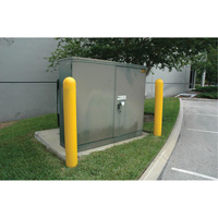 Ultra-Post Protector&reg;, 4" Dia. x 52" L, Yellow Trail Hammer and Bolt