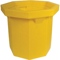 Flat-Bottom Ultra-Spill Collector&reg;, 66 US gal., Mobile Trail Hammer and Bolt