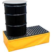 2-Drum Flexible Ultra-Spill Pallet&reg;, 66 US gal. Spill Capacity, 48" x 24" x 14" Trail Hammer and Bolt