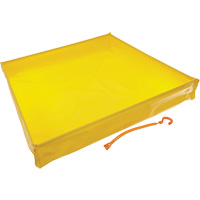 Flexible Ultra-Utility Tray, 30" lo x 30" la x 4,8" h, Cap. de d&eacute;versement 9,5 gal. US Trail Hammer and Bolt