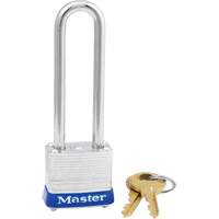 Padlock, Keyed Alike, Laminated Steel, 1-1/8" Width Trail Hammer and Bolt