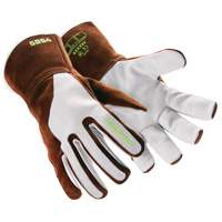 Gants de soudage HeatArmor 5054, Cuir fleur de ch&egrave;vre, Taille Petit/7 Trail Hammer and Bolt