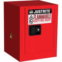 Sure-Grip&reg; EX Countertop Flammable Cabinet, 4 gal., 1 Door, 17" W x 22" H x 17" D Trail Hammer and Bolt