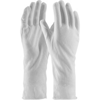 CleanTeam&reg; Premium Inspection Gloves, Cotton, Unhemmed Cuff, One Size Trail Hammer and Bolt
