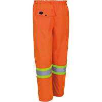 5586 450D Waterproof Safety Pants, Polyester/Polyurethane, 4X-Large, High Visibility Lime-Yellow Trail Hammer and Bolt