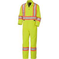 5512T Combinaison haute visibilit&eacute;, 40 (grand taille), Jaune lime haute visibilit&eacute; Trail Hammer and Bolt