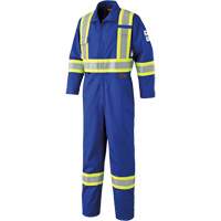 7704T FR-Tech&reg; Arc-Rated Coverall, Size 40 (Tall), Royal Blue, 10 cal/cm² Trail Hammer and Bolt