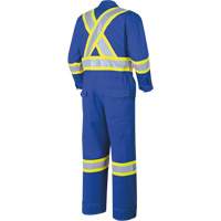 7704T FR-Tech&reg; Arc-Rated Coverall, Size 40 (Tall), Royal Blue, 10 cal/cm² Trail Hammer and Bolt