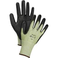 Gants &eacute;lastiques &eacute;cologiques sans coutures r&eacute;sistants &agrave; la coupe, Taille 9, Calibre 13, Rev&ecirc;tement Polyur&eacute;thane, Enveloppe en PEHP/rPET, ASTM ANSI niveau A4 Trail Hammer and Bolt