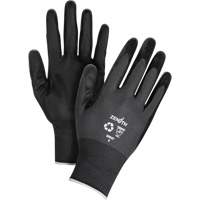 Eco-Friendly Breathable Coated Gloves, 7, Foam Nitrile Coating, 21 Gauge, Nylon/RPET Shell Trail Hammer and Bolt
