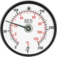 Magnetic Surface Thermometer, Non-Contact, Analogue, 0-250°F (-20-120°C) Trail Hammer and Bolt