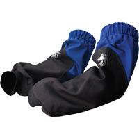 BSX&reg; FR Cotton Sleeves, 19" L, Black/Blue Trail Hammer and Bolt