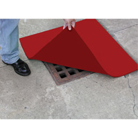 Spill Protector Drain Cover, Square, 42" L x 42" W Trail Hammer and Bolt