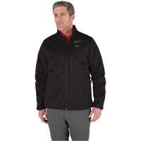 M12 Heated Toughshell Jacket with Battery, Men's, Medium, Black Trail Hammer and Bolt